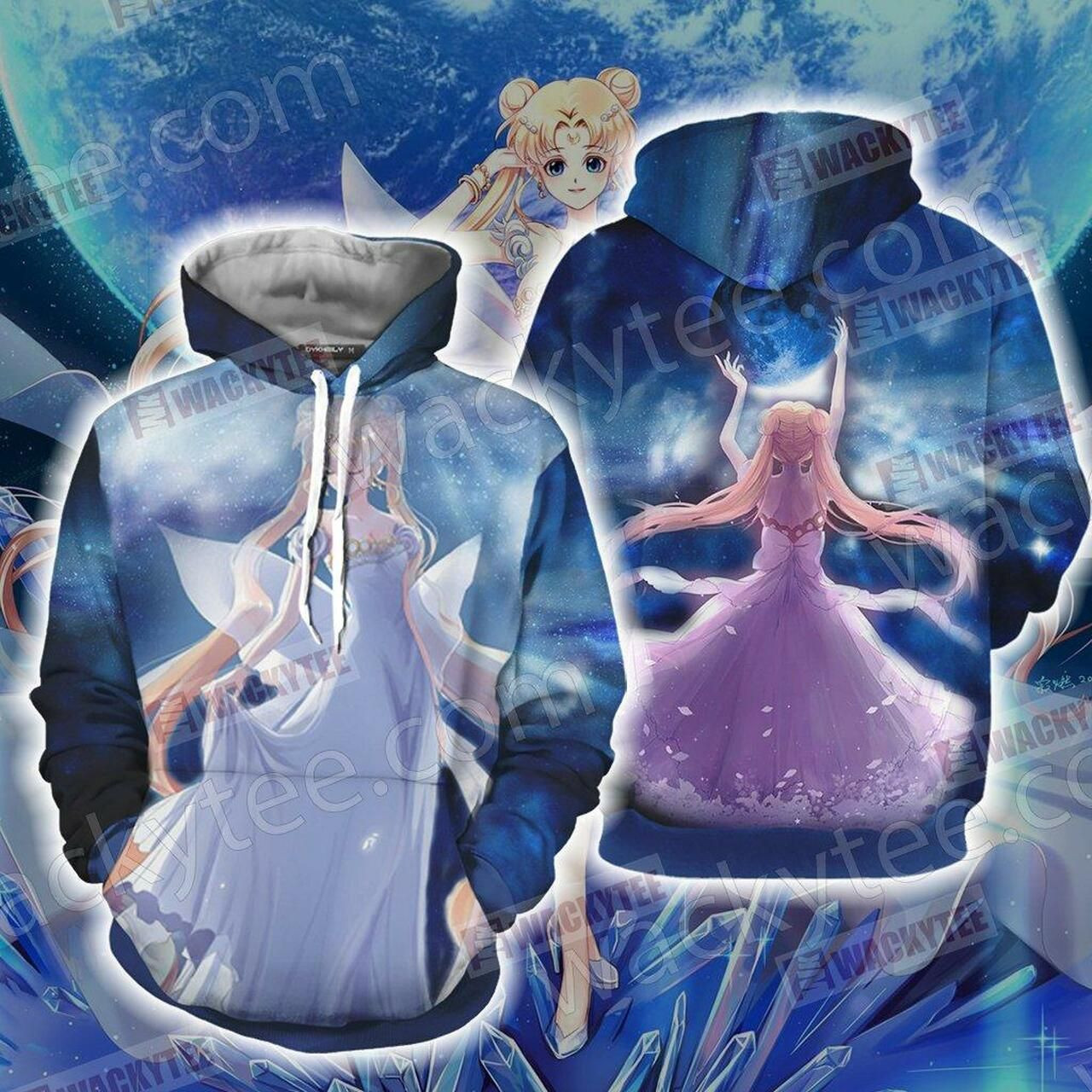 Sailor Moon Unisex 3D All Over Print Hoodie, Zip Hoodie