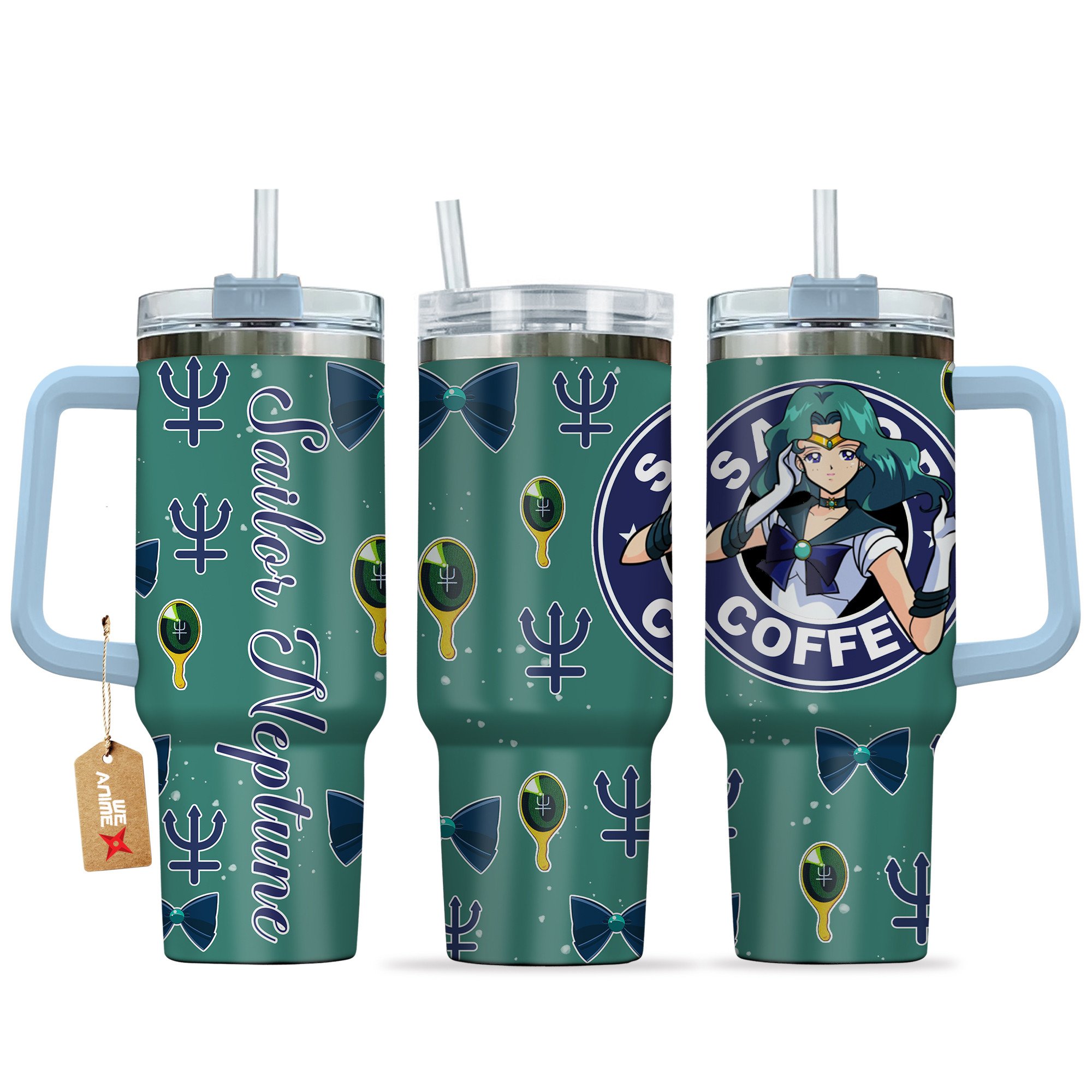 Sailor Neptune Sailor Moon Anime Custom Stanley Cup 40 oz 30 oz Tumbler With HandleTVC2301164