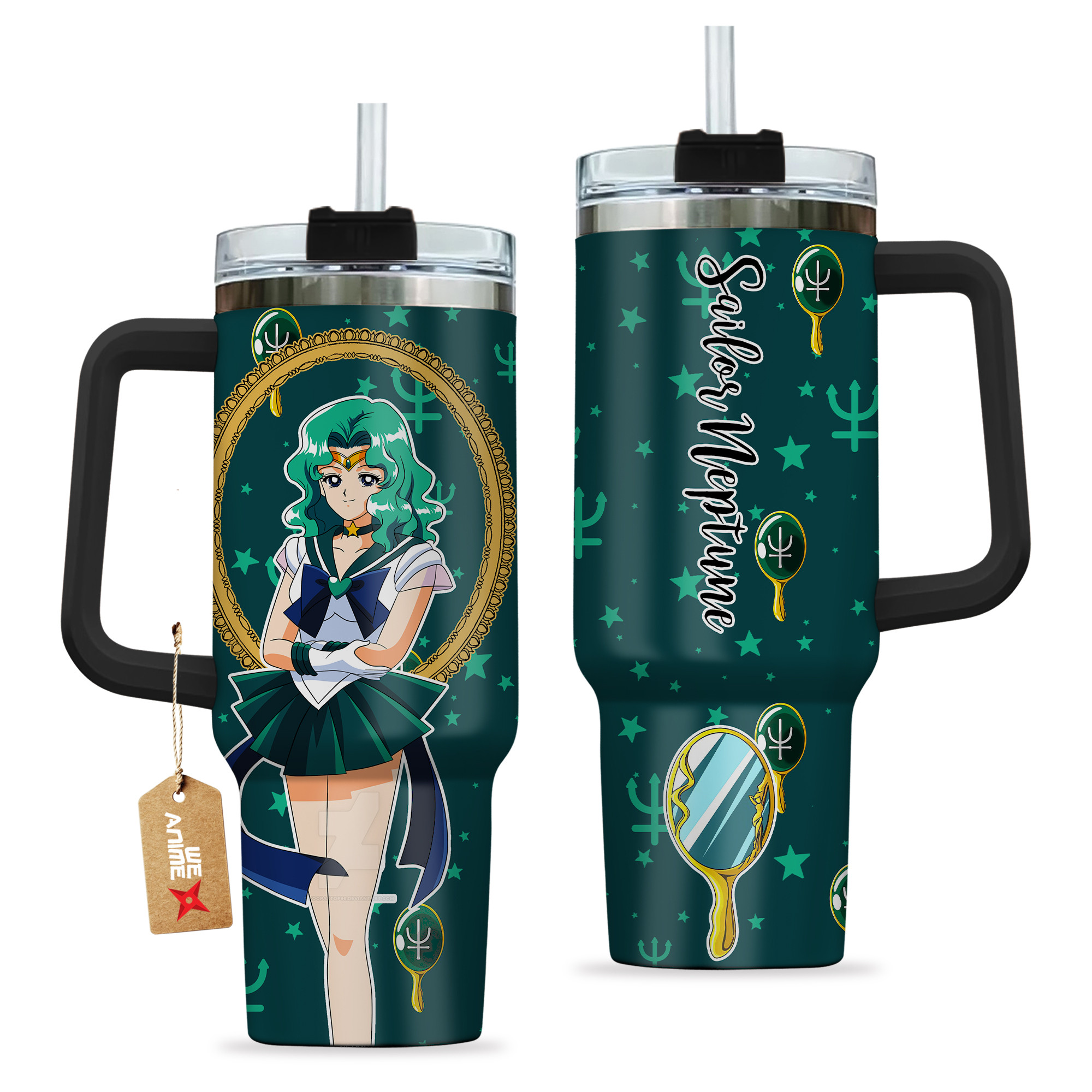Sailor Neptune Sailor Moon Anime Custom Stanley Cup 40 oz 30 oz Tumbler With HandleTVC2301204