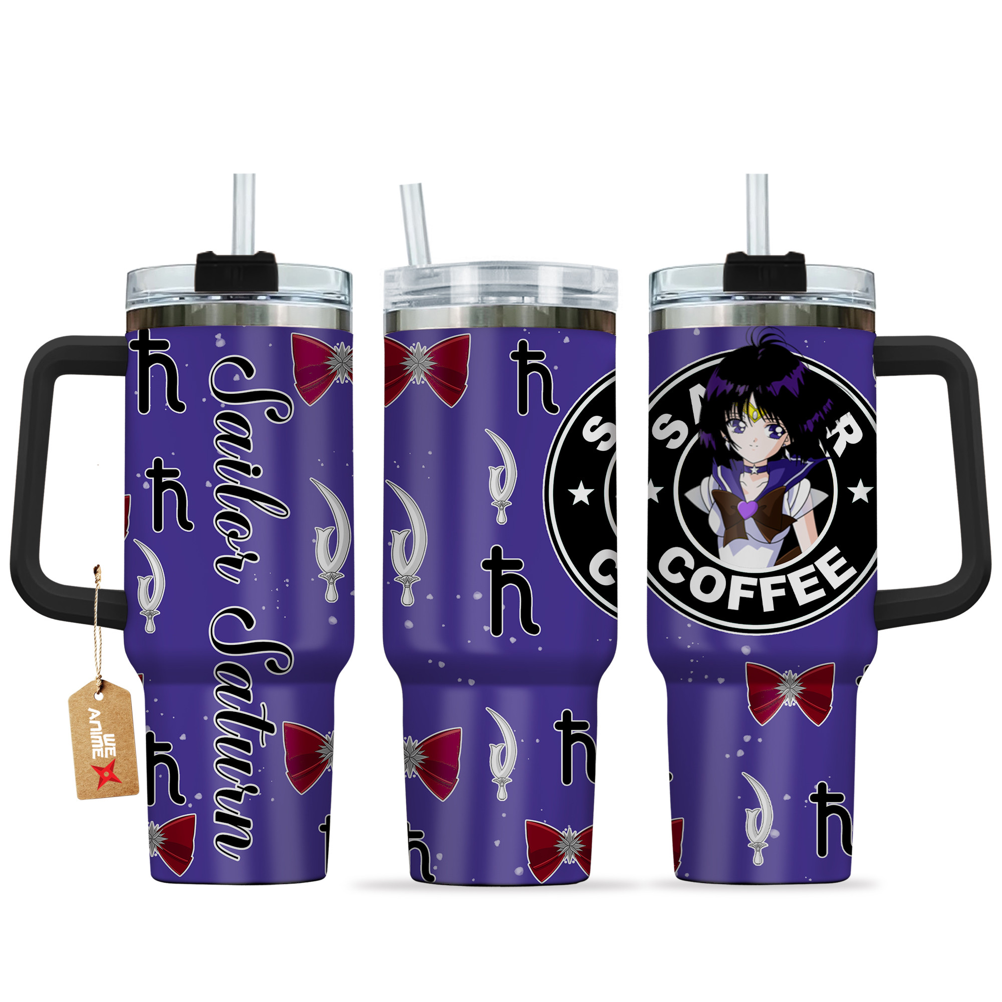 Sailor Saturn Sailor Moon Anime Custom Stanley Cup 40 oz 30 oz Tumbler With HandleTVC2301163