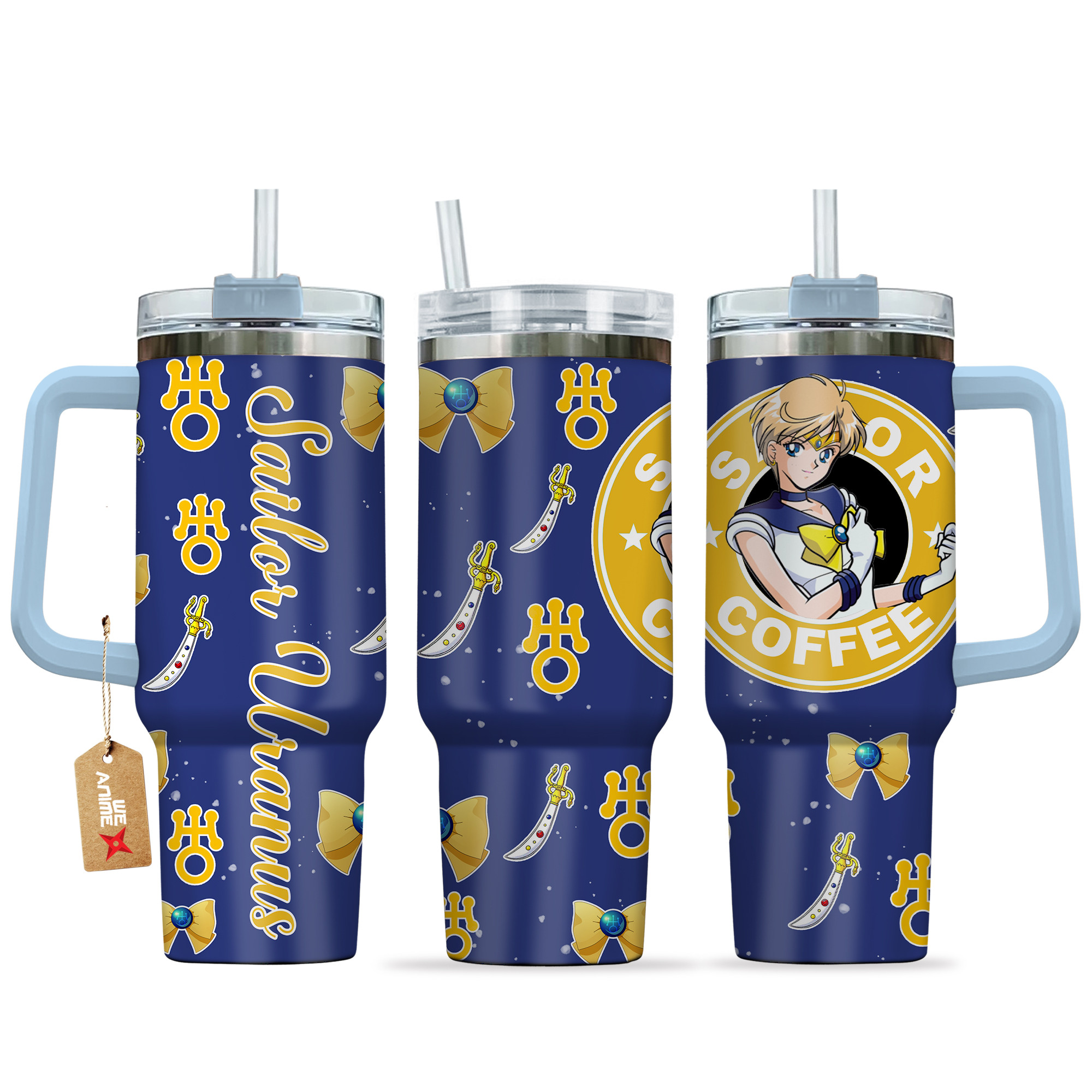 Sailor Uranus Sailor Moon Anime Custom Stanley Cup 40 oz 30 oz Tumbler With HandleTVC2301163