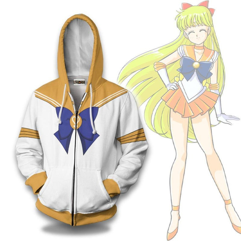 Sailor Venus 3D All Over Print Hoodie, Zip Hoodie