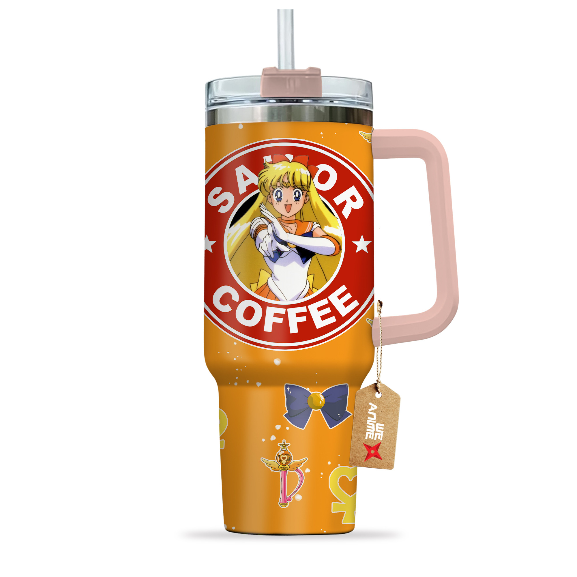 Sailor Venus Sailor Moon Anime Custom Stanley Cup 40 oz 30 oz Tumbler With HandleTVC2301164 - Image 4