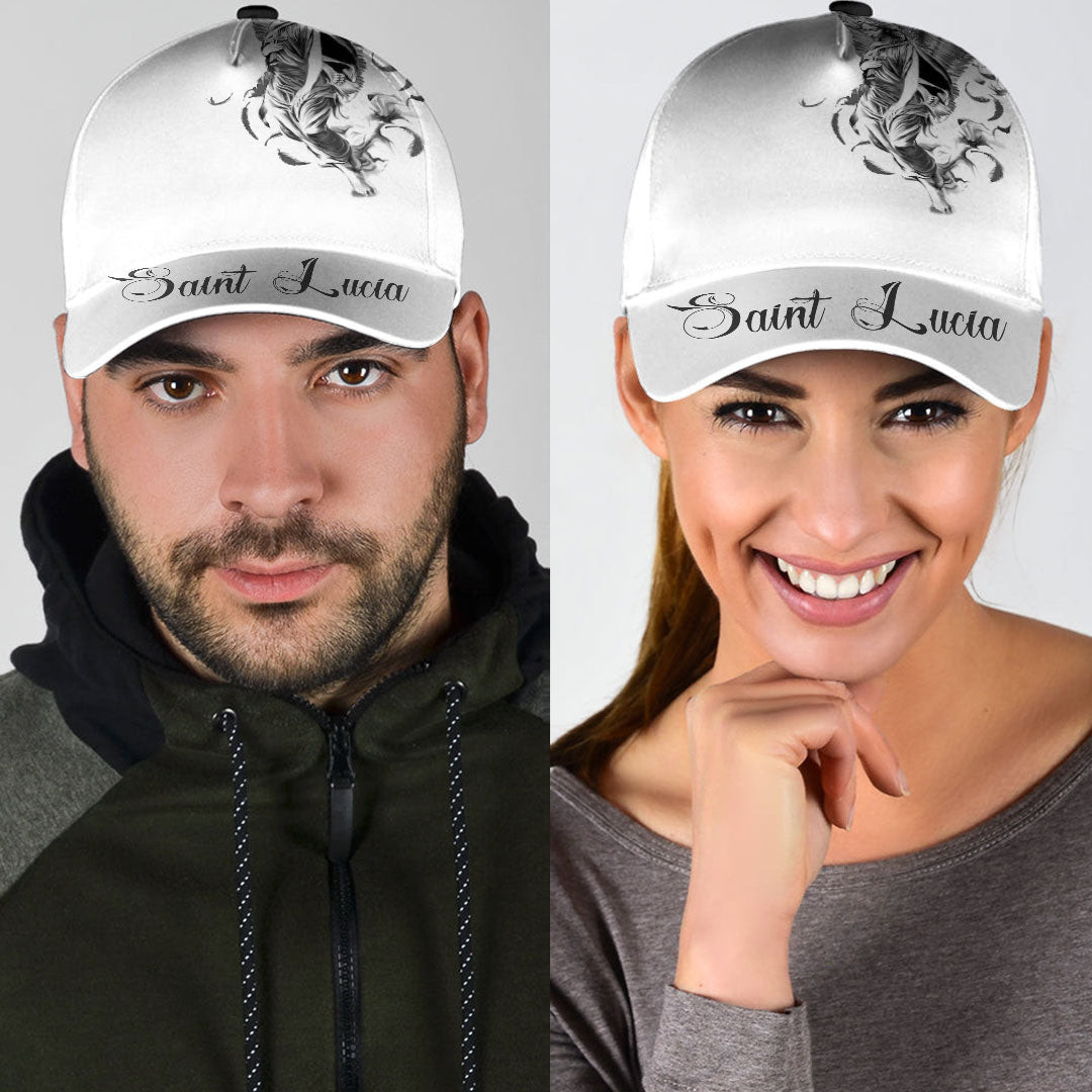 Saint Lucia Classic Cap Baseball Cap Hat Trucker Hats Custom Hats Gifts For Men & Women