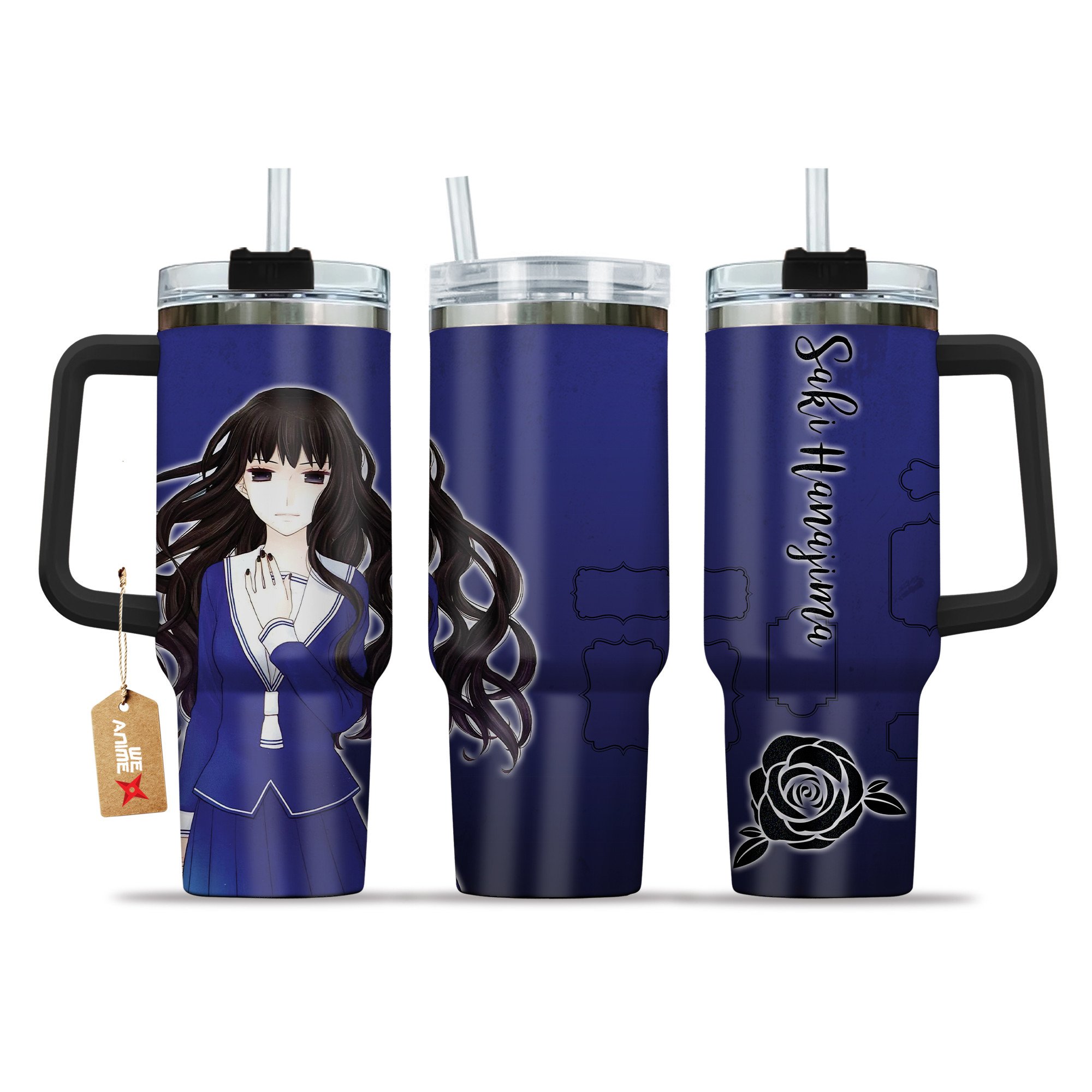 Saki Hanajima Fruits BasketÂ Anime Custom Stanley Cup 40 oz 30 oz Tumbler With HandleTVC2301211