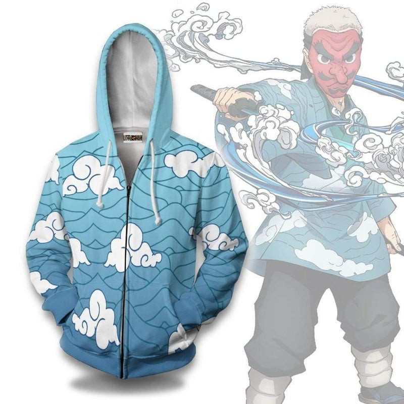 Sakonji Urokodaki Pattern 3D All Over Print Hoodie, Zip Hoodie