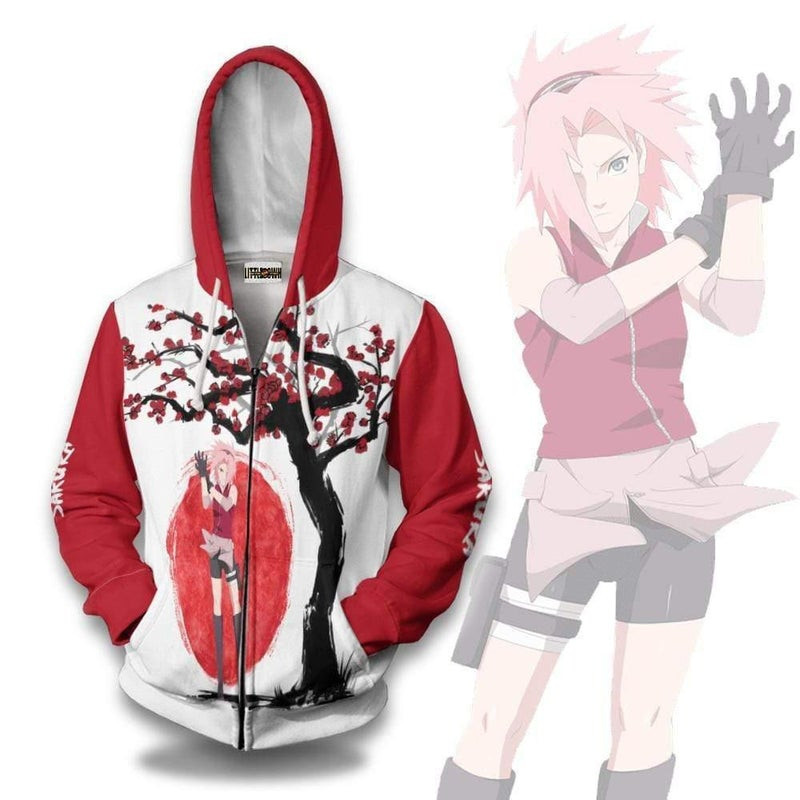 Sakura Haruno 3D All Over Print Hoodie, Zip Hoodie