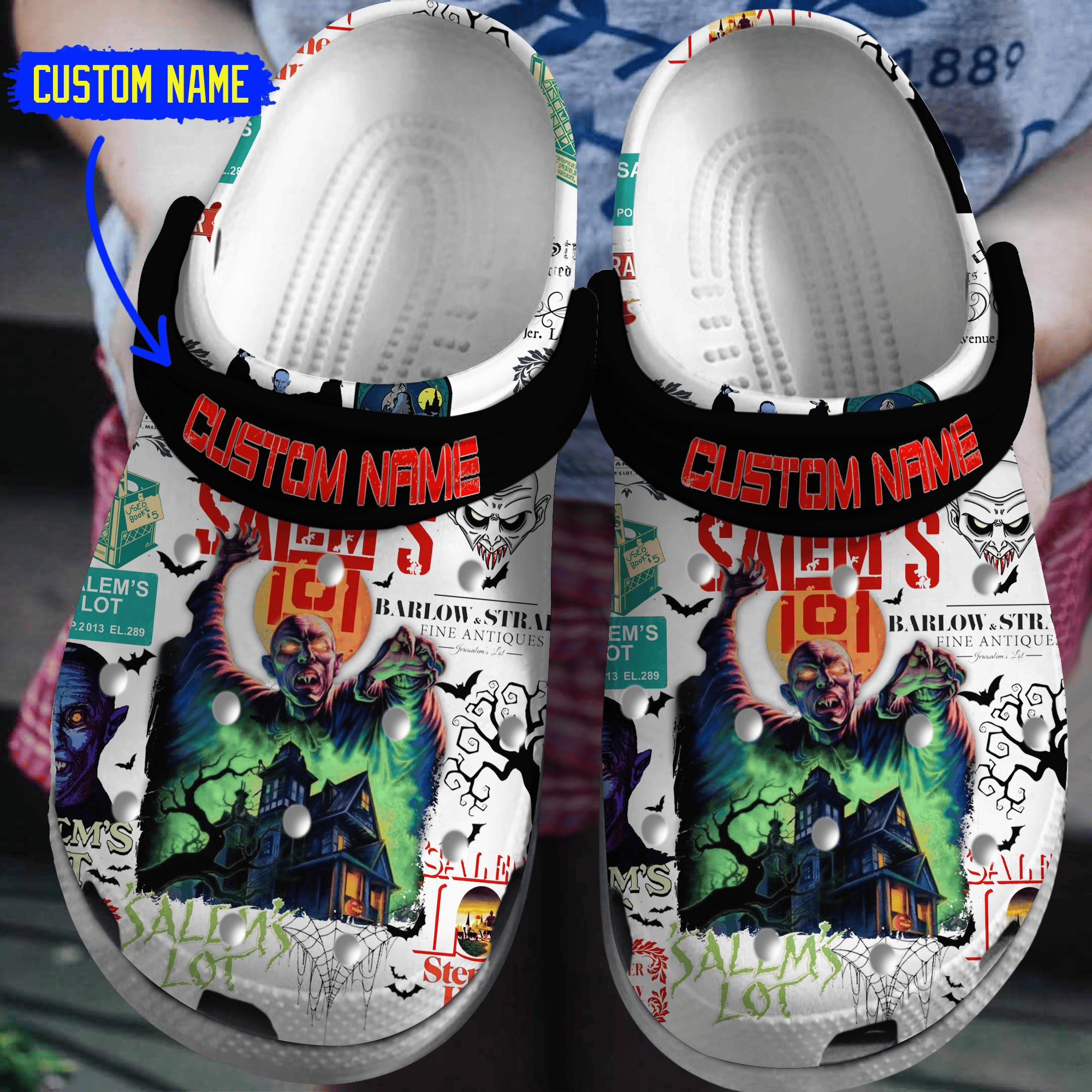 Salem's Lot Movie Crocs Crocband Clogs Shoes Comfortable For Men Women and Kids