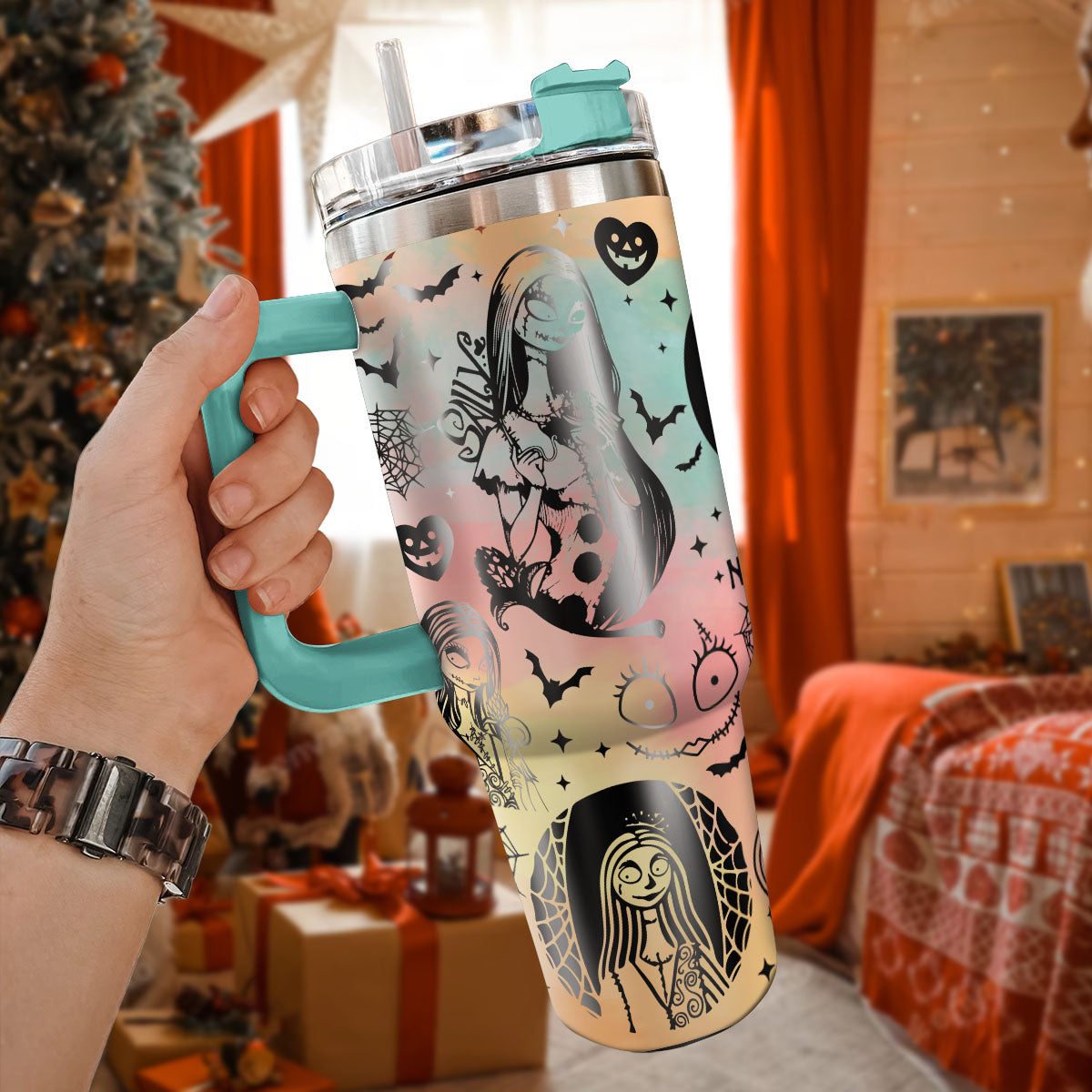 Sally The nightmare Before Christmas Movies Custom Stanley Cup 40 oz 30 oz Tumbler With HandleTVC2301570