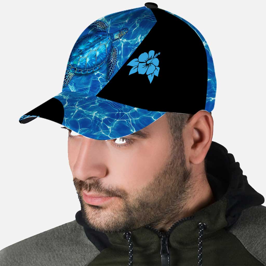 Salty Lil Beach Classic Cap Hat Turtle 3D Full Print Cap Hat Trucker Hats Custom Hats Gifts For Men & Women