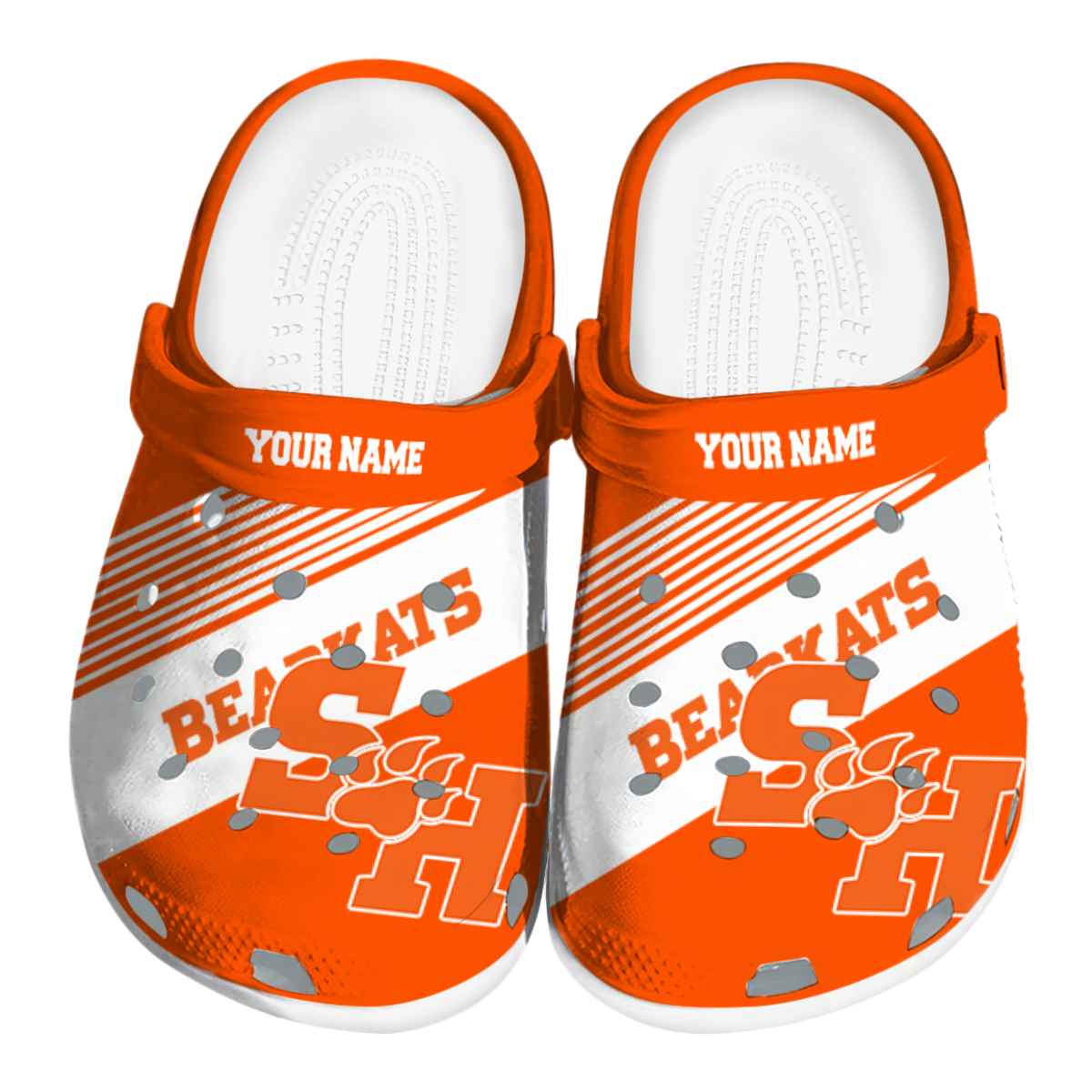 Sam Houston Bearkats NCAA Sport Crocs Crocband Clogs Shoes Comfortable For Men Women and Kids