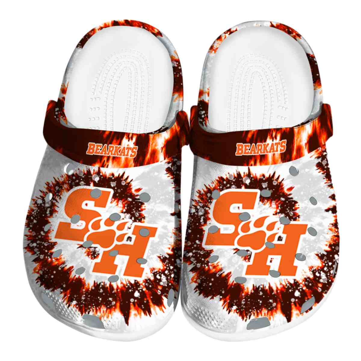 Sam Houston Bearkats NCAA Sport Crocs Crocband Clogs Shoes Comfortable For Men Women and Kids