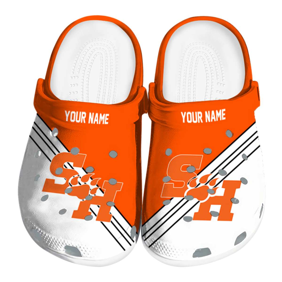 Sam Houston Bearkats NCAA Sport Crocs Crocband Clogs Shoes Comfortable For Men Women and Kids