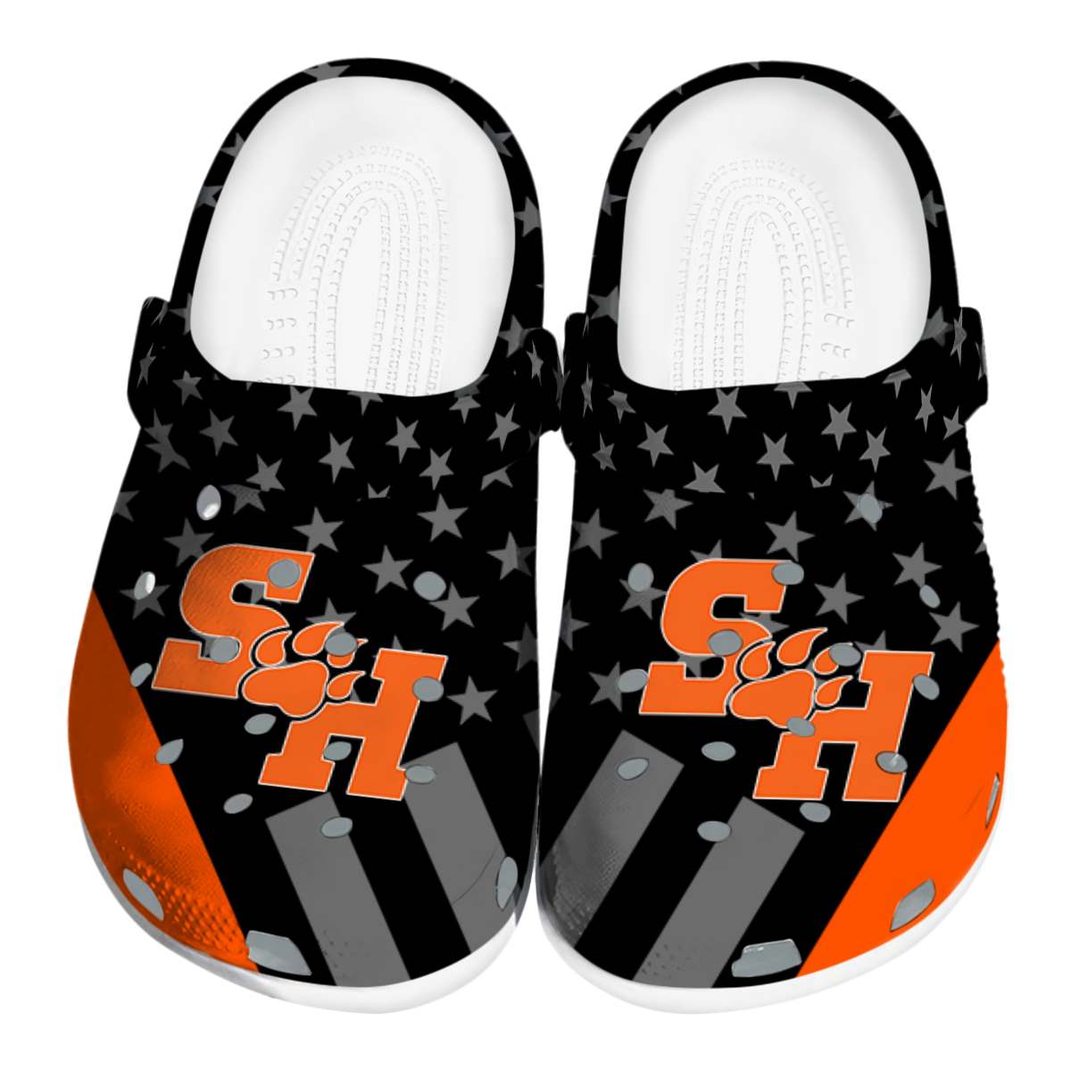 Sam Houston Bearkats NCAA Sport Crocs Crocband Clogs Shoes Comfortable For Men Women and Kids