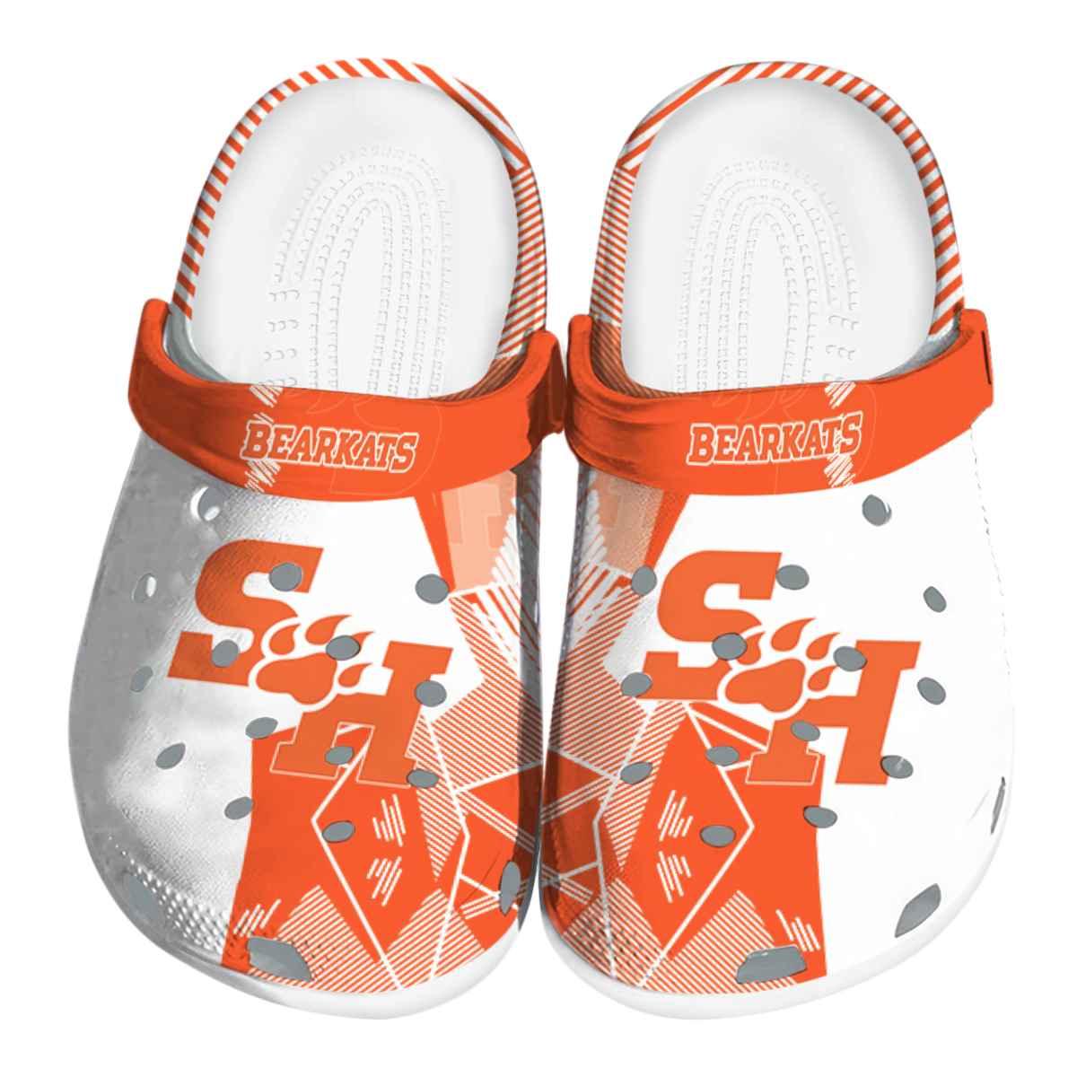 Sam Houston Bearkats NCAA Sport Crocs Crocband Clogs Shoes Comfortable For Men Women and Kids