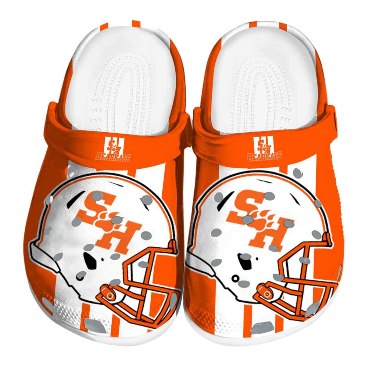 Sam Houston Bearkats NCAA Sport Crocs Crocband Clogs Shoes Comfortable For Men Women and Kids