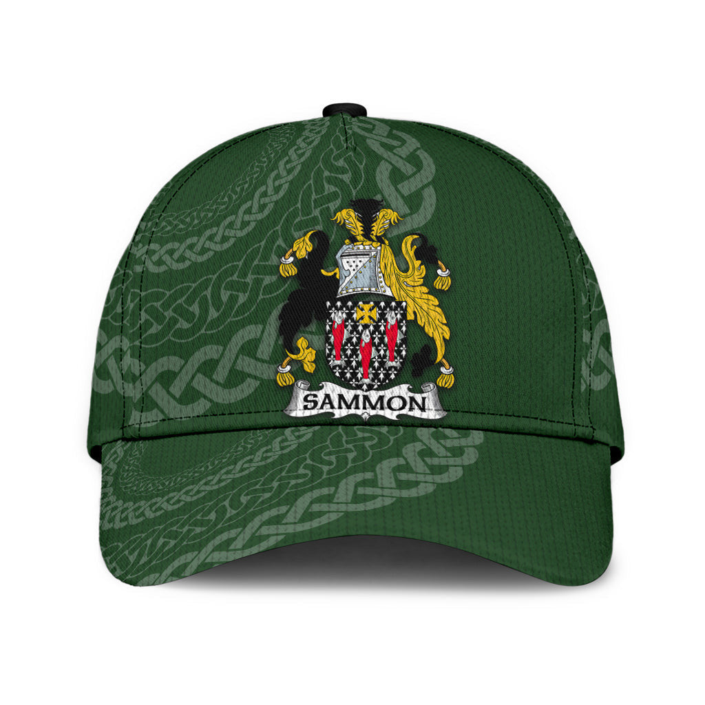 Sammon Coat Of Arms - Irish Family Crest St Patrick's Day Hat Classic Cap Trucker Hats Custom Hats Gifts For Men & Women