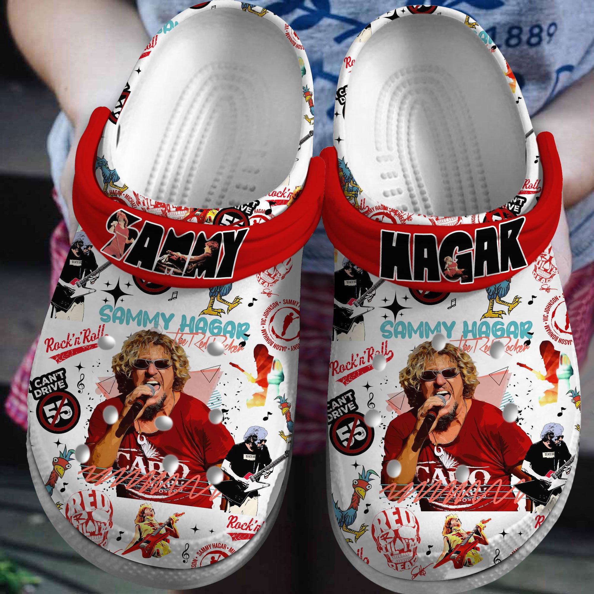 Sammy Hagar Music Crocs Crocband Clogs Shoes Comfortable For Men Women and Kids