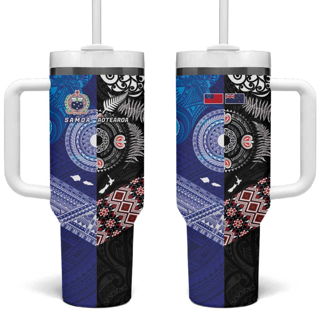 Samoa and Aotearoa Together Custom Stanley Cup 40 oz 30 oz Tumbler With HandleTVC2301259