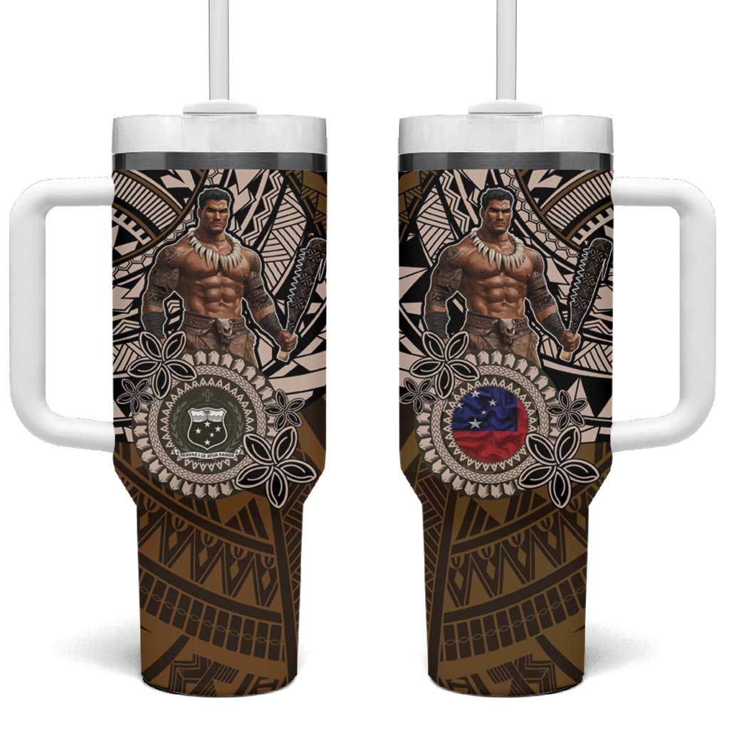 Samoa Warrior The Mighty Samoan Warrior Custom Stanley Cup 40 oz 30 oz Tumbler With HandleTVC2301390