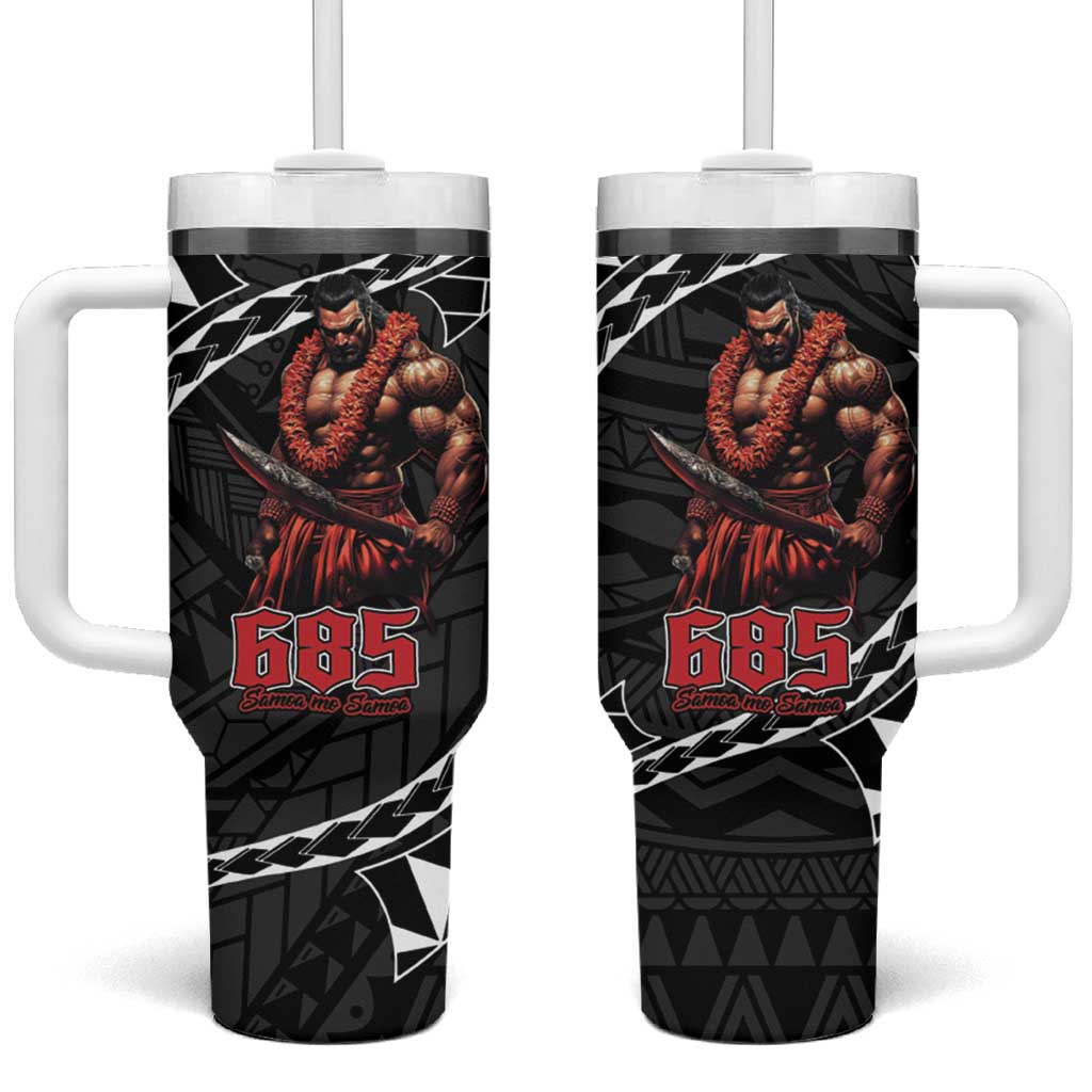 Samoan Pride Polynesian Tribal Warrior 685 Samoa Mo Samoa Custom Stanley Cup 40 oz 30 oz Tumbler With HandleTVC2301349