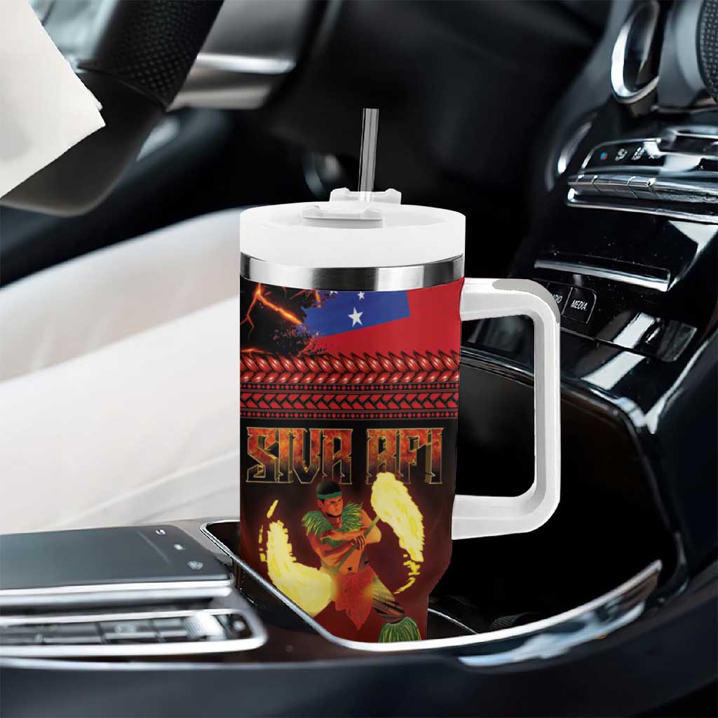 Samoan Siva Afi Tribal Performers of Samoan Fire Knife Dancing Custom Stanley Cup 40 oz 30 oz Tumbler With HandleTVC2301347 - Image 8