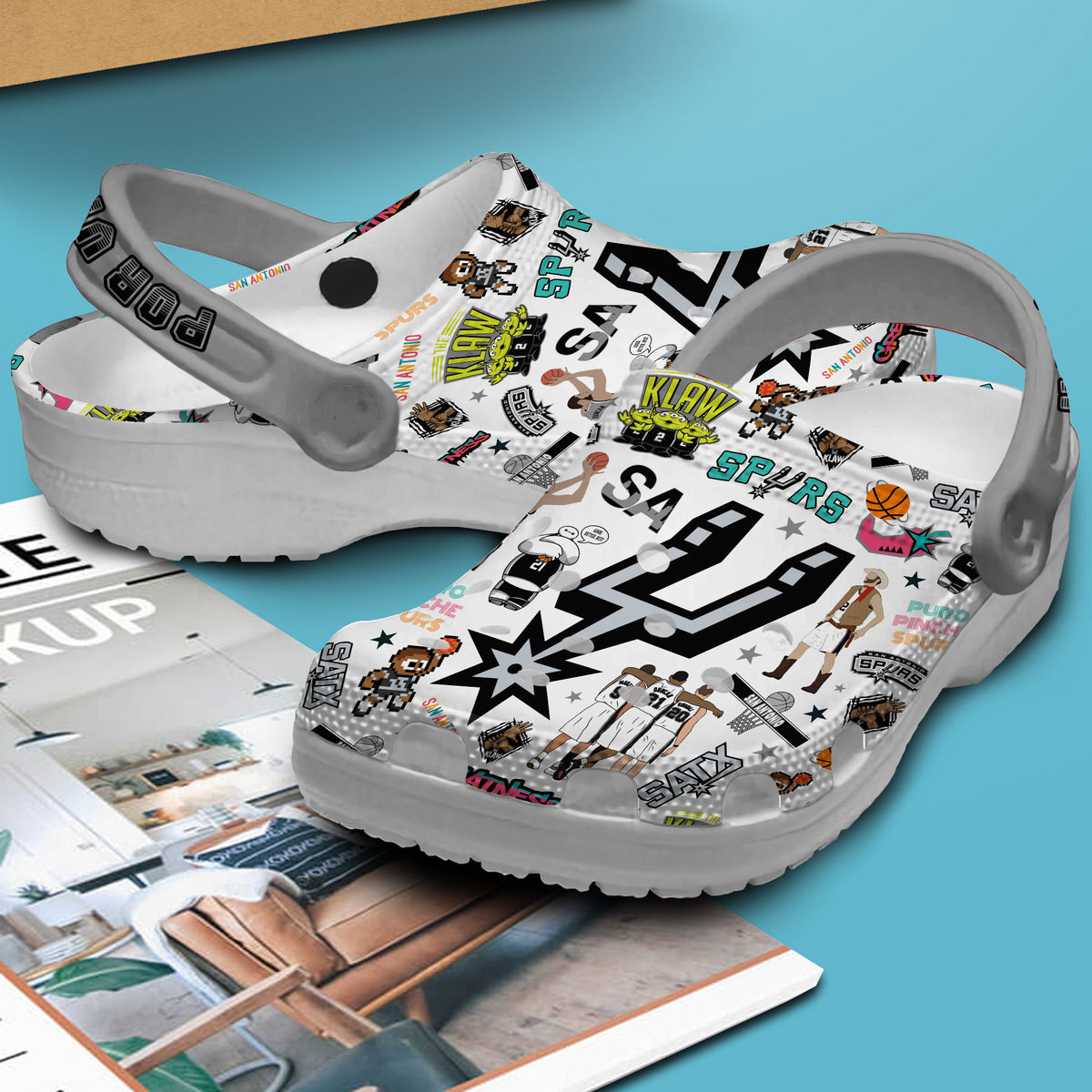 San Antinio FC MLS Sport Crocs Crocband Clogs Shoes Comfortable For Men Women and Kids - Image 3