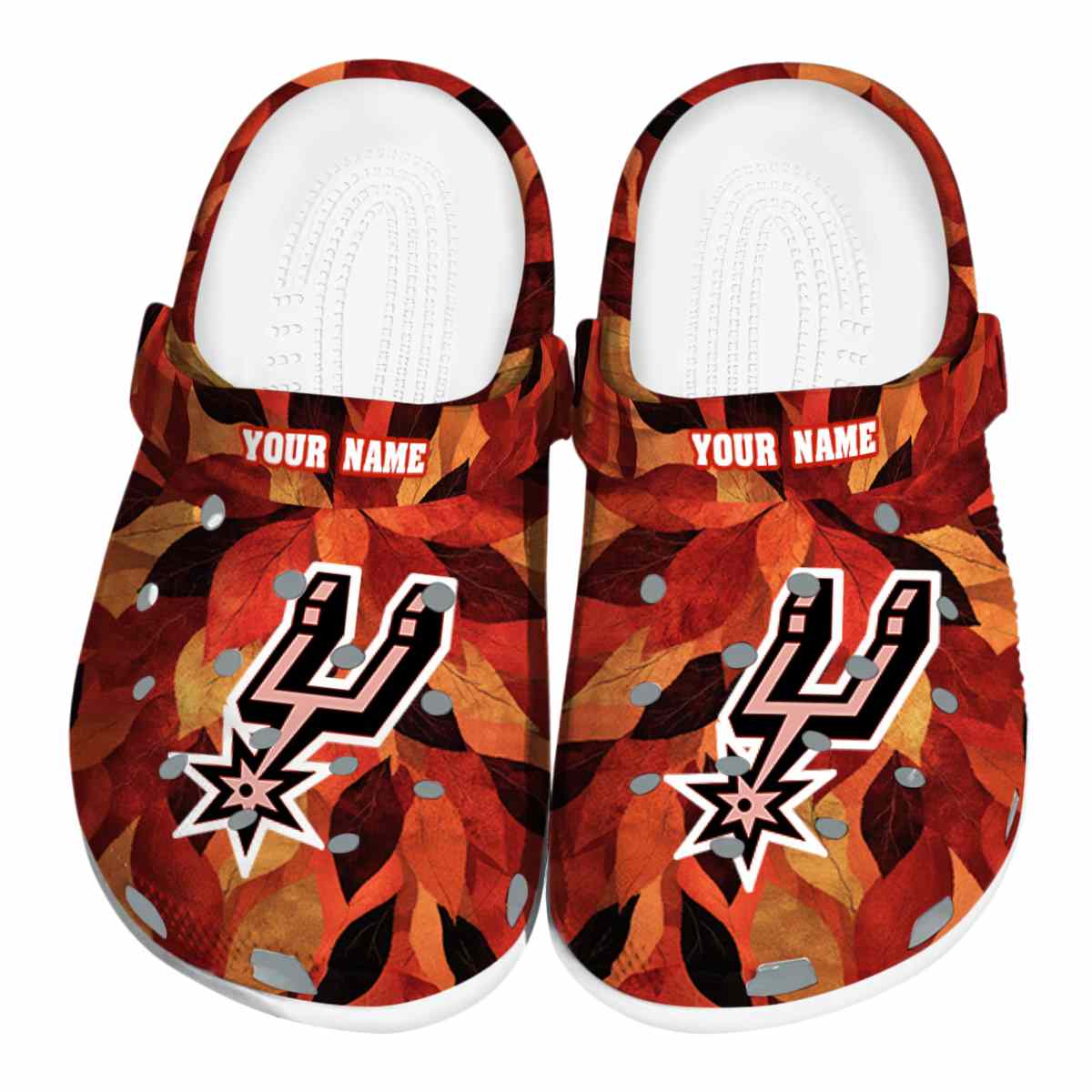 San Antonio Spurs NBA Sport Crocs Crocband Clogs Shoes Comfortable For Men Women and Kids