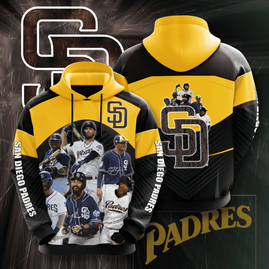 San Diego Padres 3D All Over Print Hoodie, Zip Hoodie