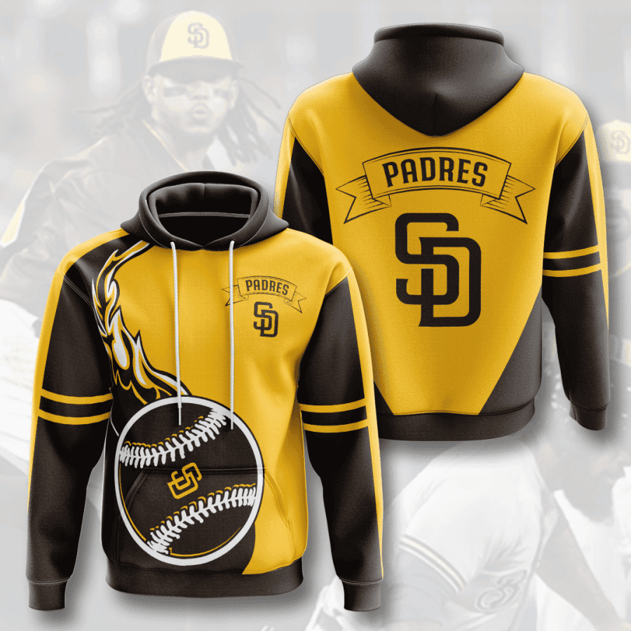 SAN DIEGO PADRES 3D All Over Print Hoodie, Zip Hoodie