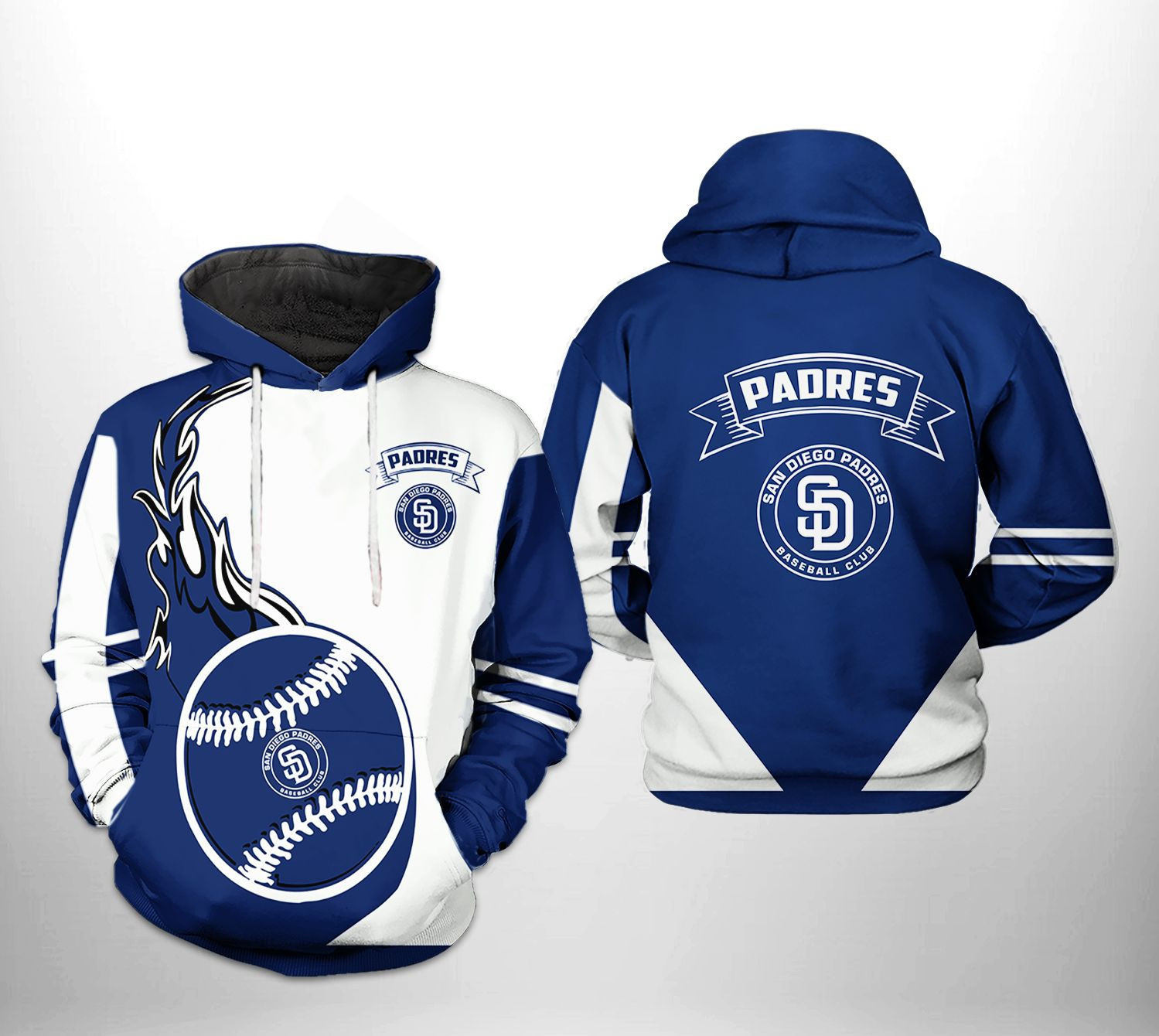 San Diego Padres MLB Classic 3D All Over Print Hoodie, Zip Hoodie