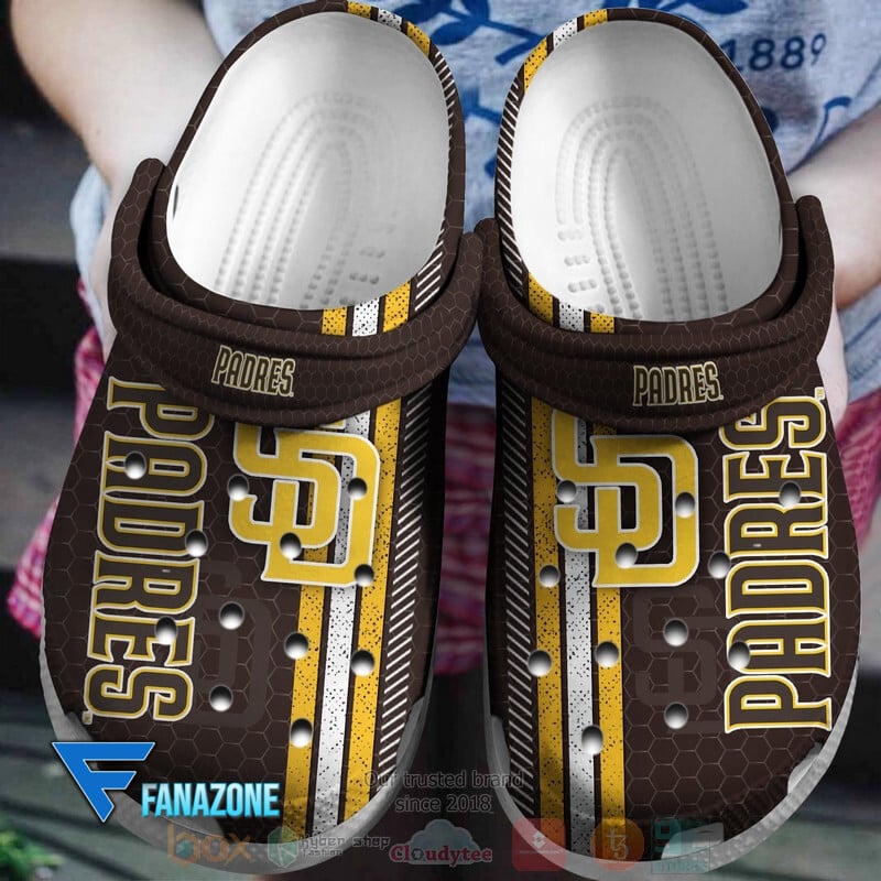 San Diego Padres MLB Sport Crocs Clogs Crocband Shoes Comfortable For Men Women and Kids