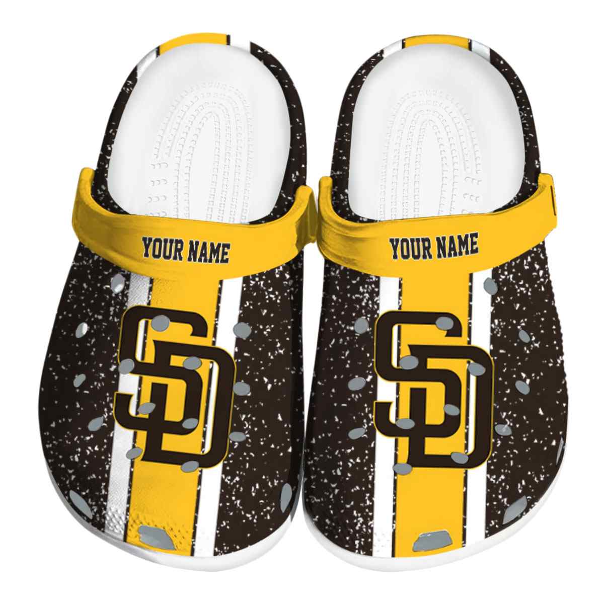 San Diego Padres MLB Sport Crocs Crocband Clogs Shoes Comfortable For Men Women and Kids
