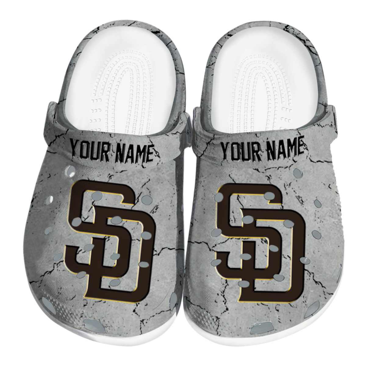 San Diego Padres MLB Sport Crocs Crocband Clogs Shoes Comfortable For Men Women and Kids