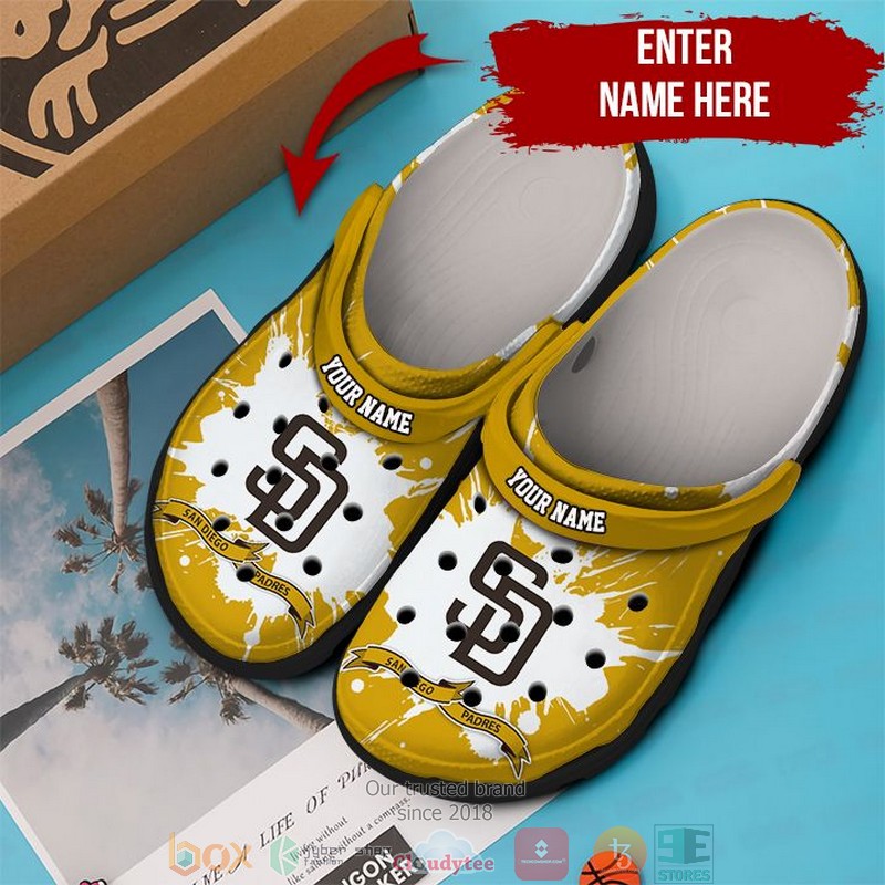 San Diego Padres MLB Sport Crocs Crocband Clogs Shoes Comfortable For Men Women and Kids