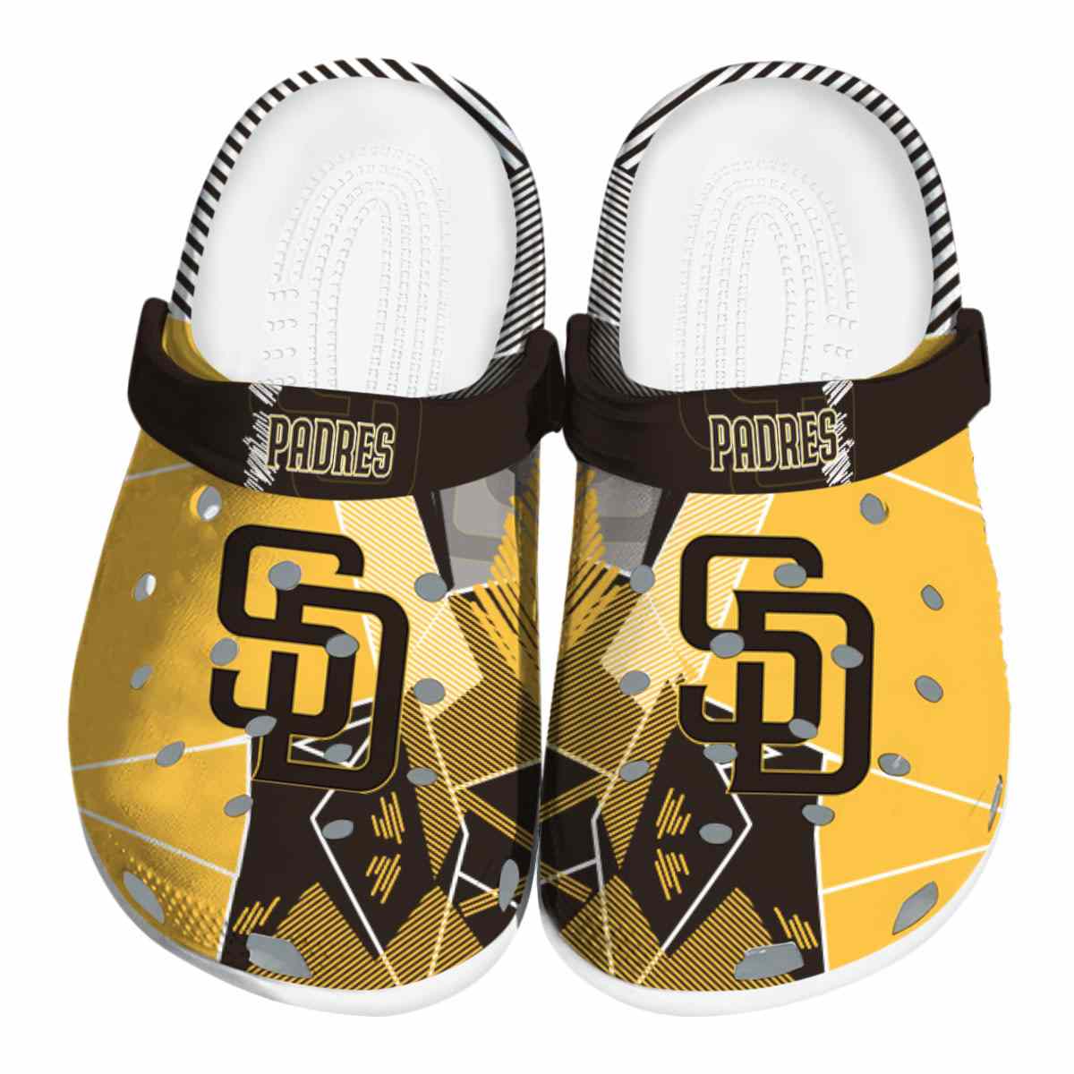 San Diego Padres MLB Sport Crocs Crocband Clogs Shoes Comfortable For Men Women and Kids