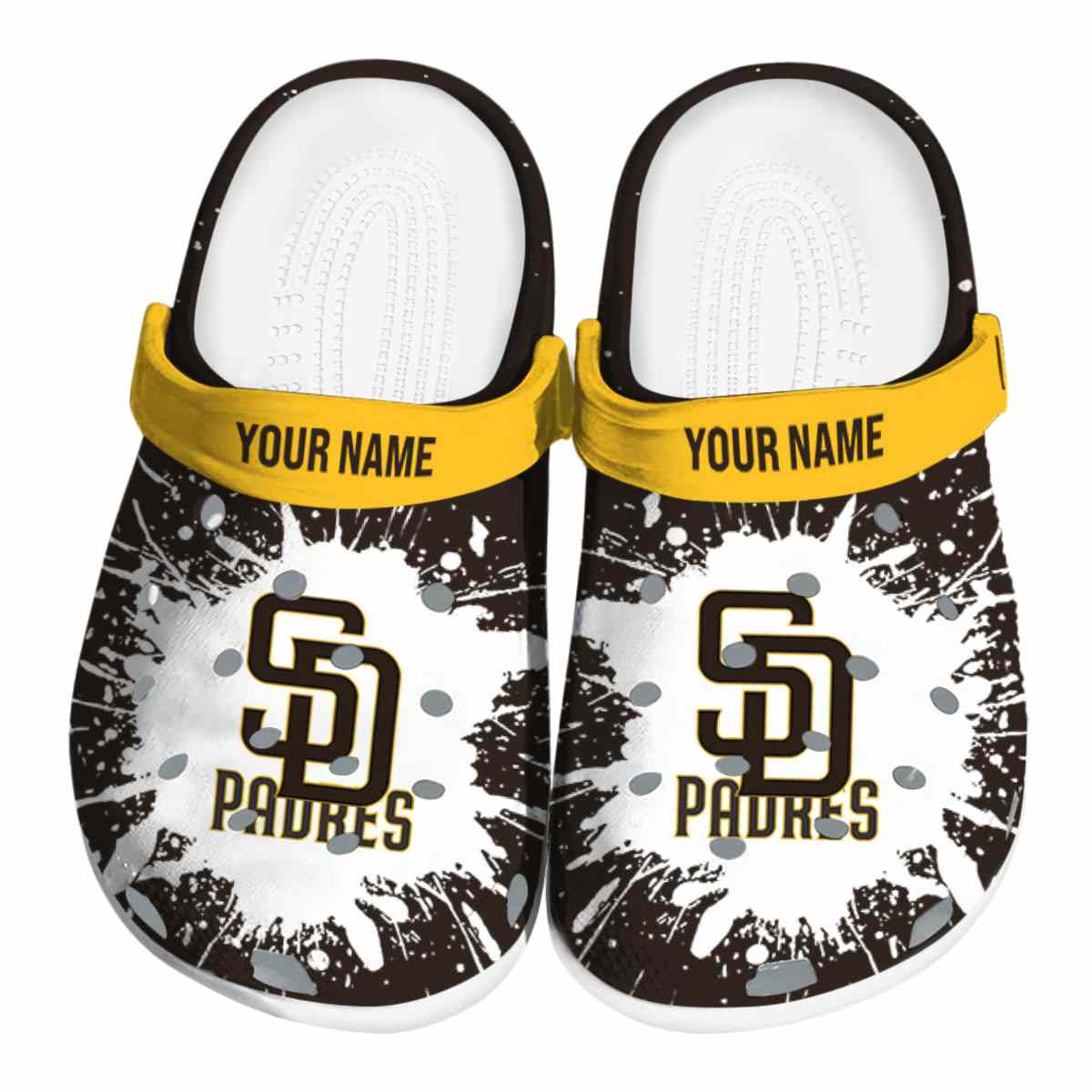 San Diego Padres MLB Sport Crocs Crocband Clogs Shoes Comfortable For Men Women and Kids