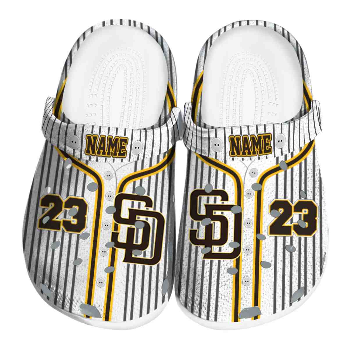 San Diego Padres MLB Sport Crocs Crocband Clogs Shoes Comfortable For Men Women and Kids