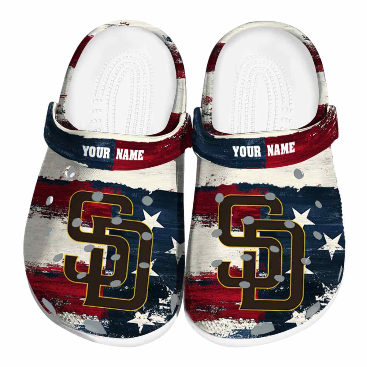 San Diego Padres MLB Sport Crocs Crocband Clogs Shoes Comfortable For Men Women and Kids