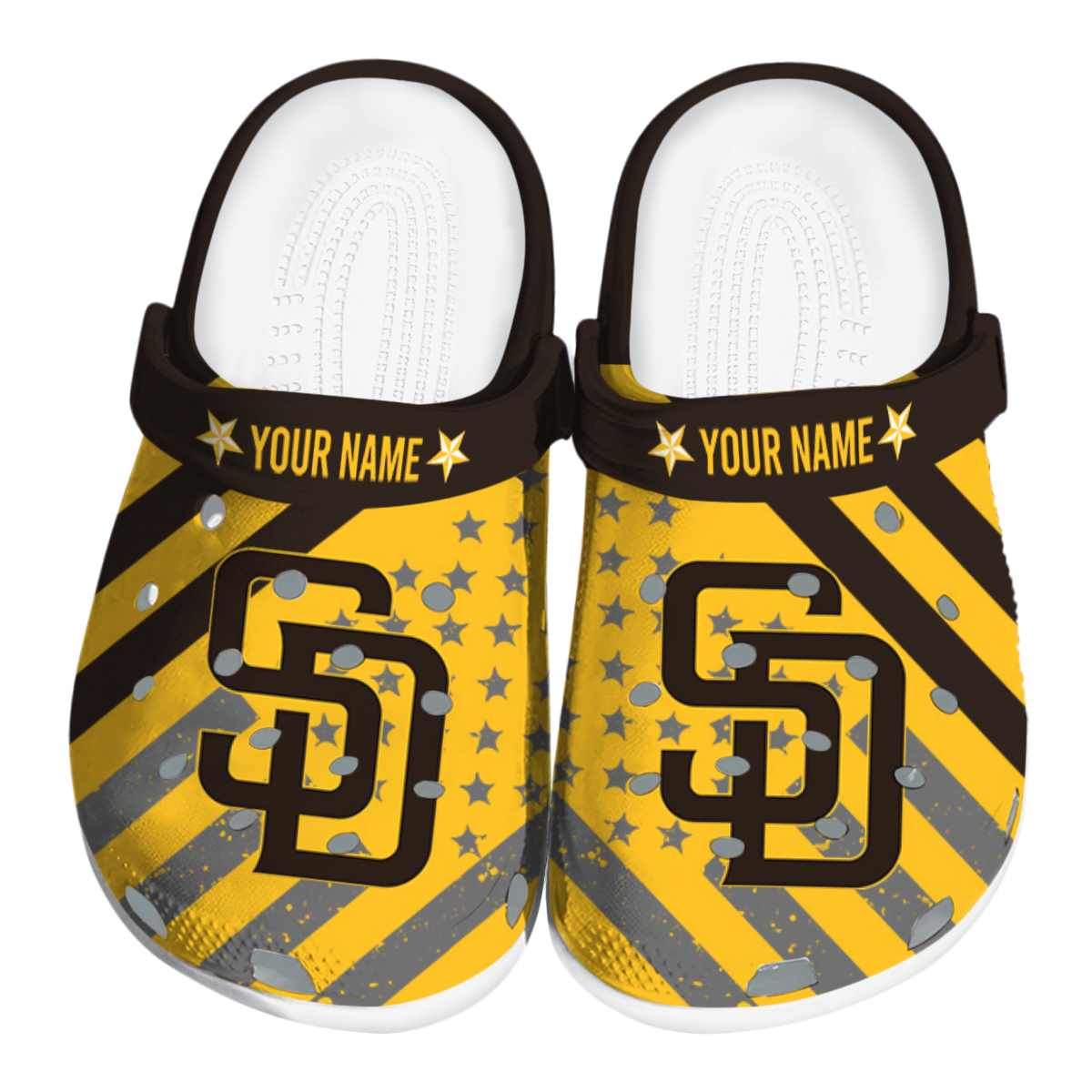 San Diego Padres MLB Sport Crocs Crocband Clogs Shoes Comfortable For Men Women and Kids