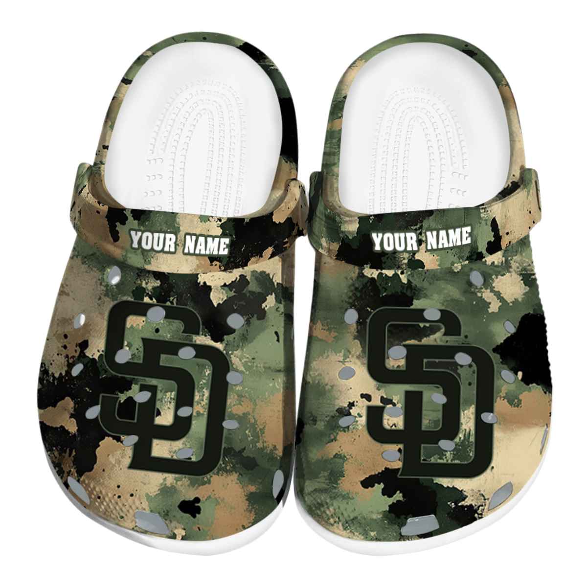 San Diego Padres MLB Sport Crocs Crocband Clogs Shoes Comfortable For Men Women and Kids