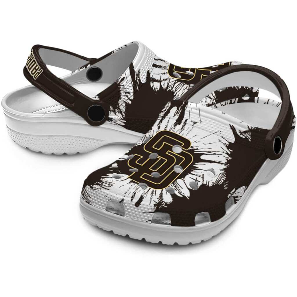 San Diego Padres Splatter Graphics ClogTVC180133 - Image 3