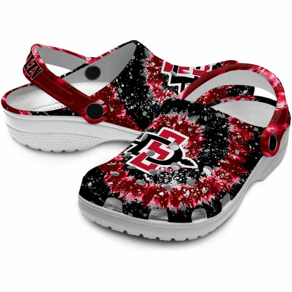 San Diego State Aztecs Radiant Burst Effect ClogTVC1801821 - Image 3