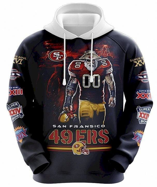 San Francisco 49Er Sourdough Sam Mascot Fan 3D All Over Print Hoodie, Zip Hoodie