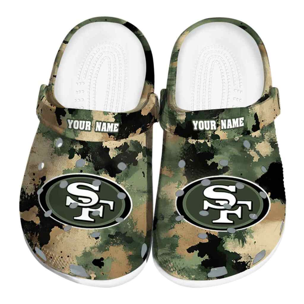 San Francisco 49ers Camouflage Craze ClogTVC1801958