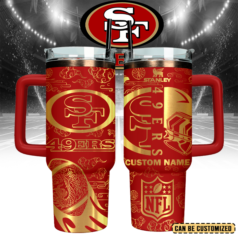 San Francisco 49ers Custom Stanley Cup 40 oz 30 oz Tumbler With HandleTVC2301108
