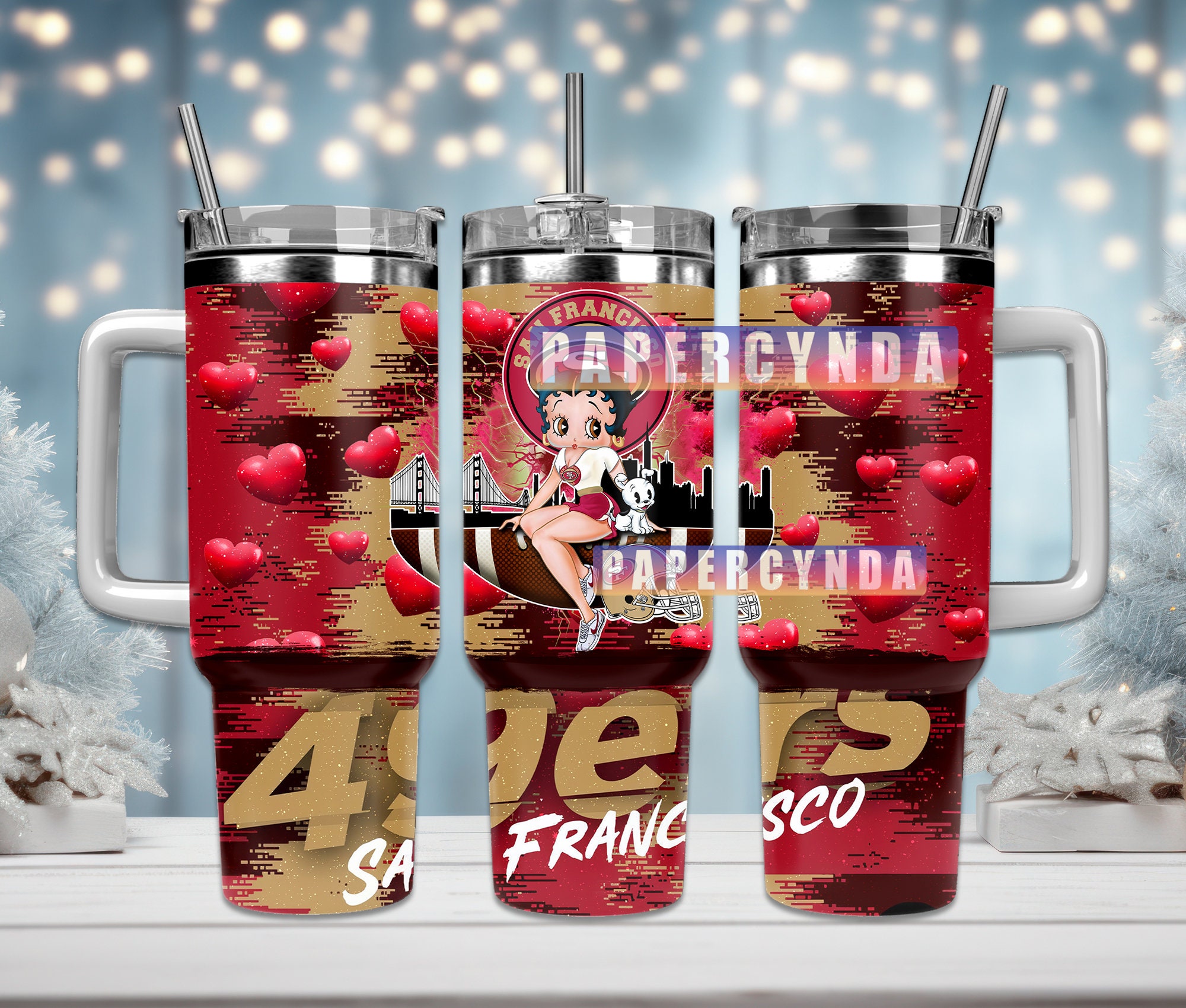 San Francisco 49ers Custom Stanley Cup 40 oz 30 oz Tumbler With HandleTVC2301832