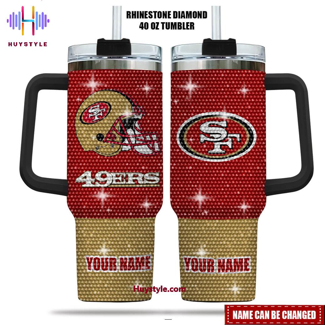 San Francisco 49ers NFL Bling Custom Stanley Cup 40 oz 30 oz Tumbler With HandleTVC2301699