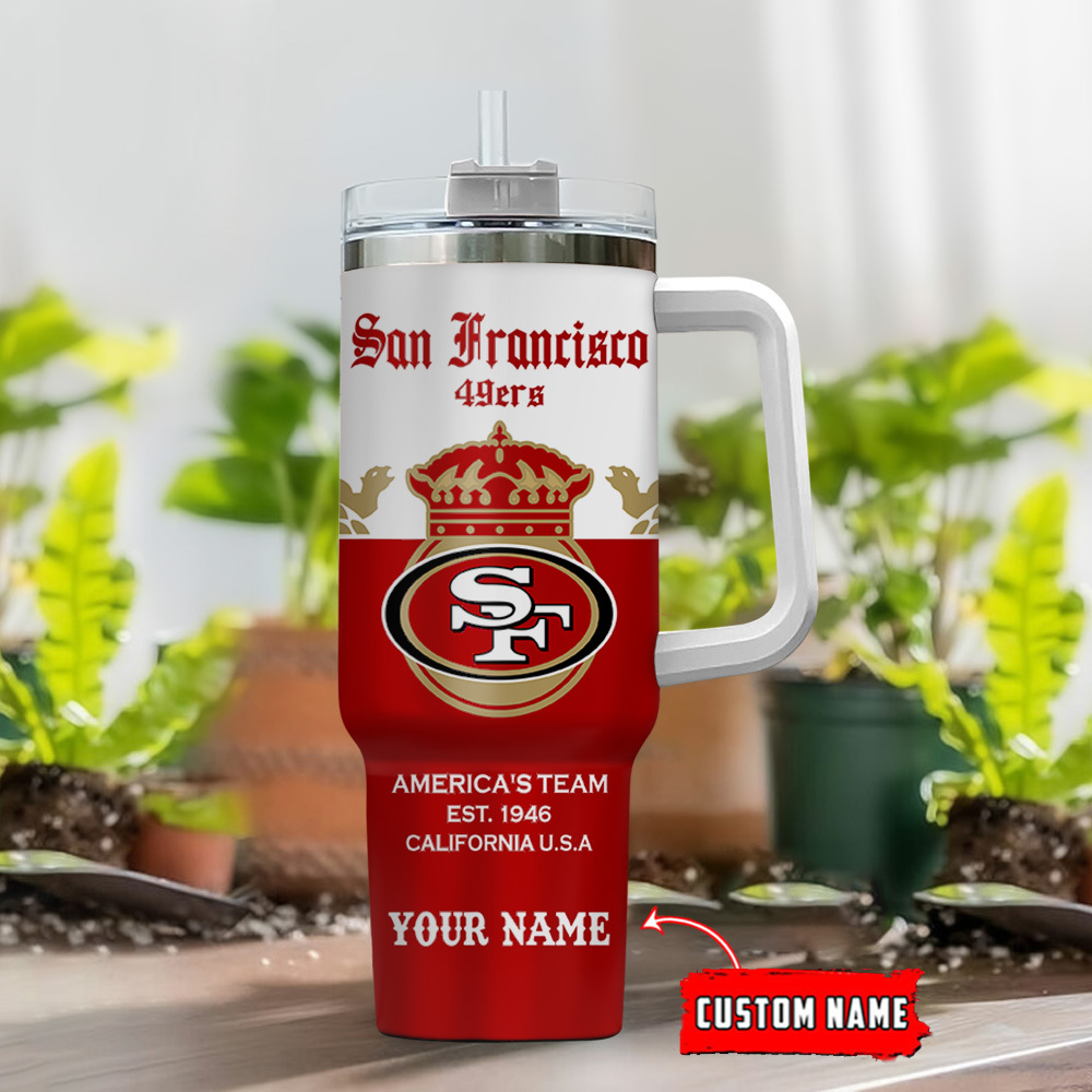 San Francisco 49ers NFL Corona Extra Custom Stanley Cup 40 oz 30 oz Tumbler With HandleTVC2301113 - Image 2