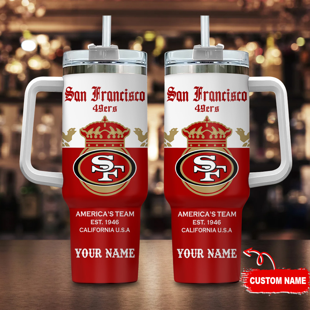 San Francisco 49ers NFL Corona Extra Custom Stanley Cup 40 oz 30 oz Tumbler With HandleTVC2301113